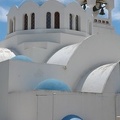 Santorin -- Kirche: blau und weiß