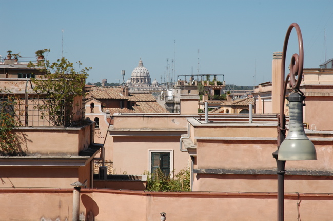 Dächer von Rom und Petersdom